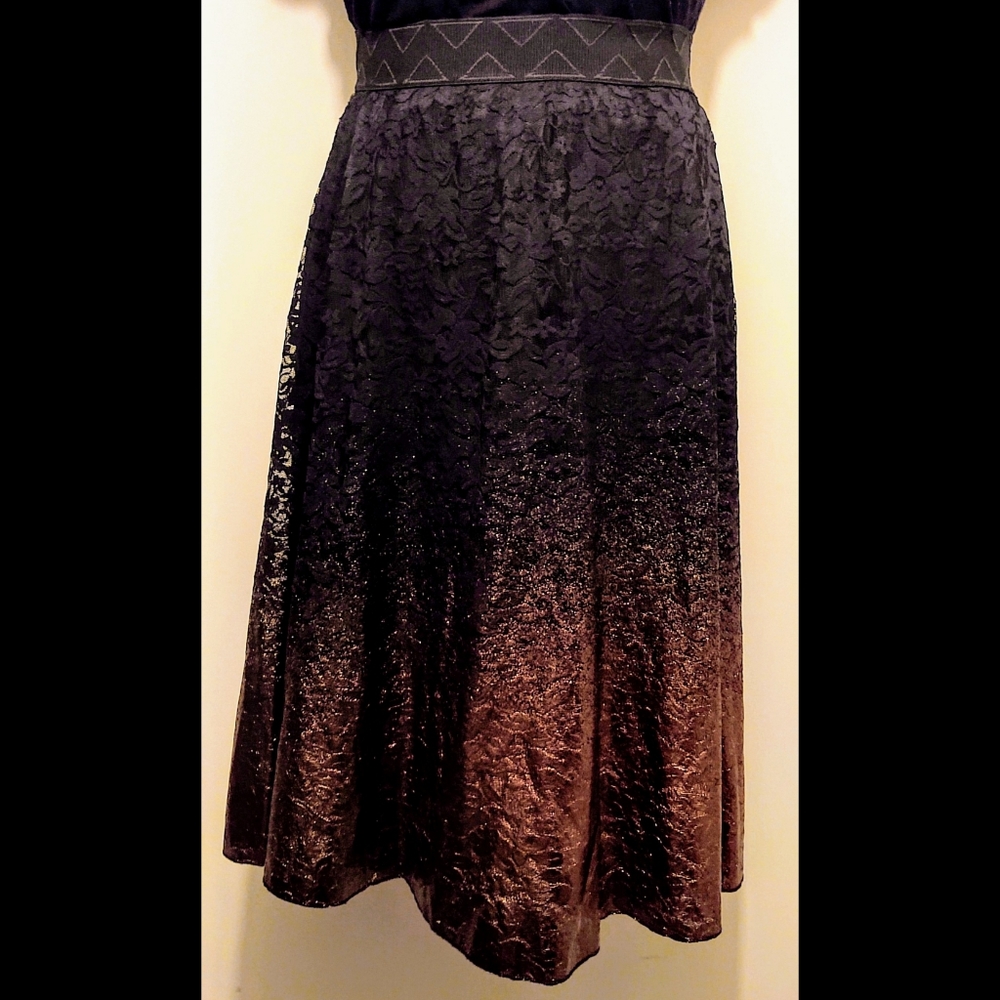 LuLaRoe Metallic Ombra Skirt (Skirt Only)